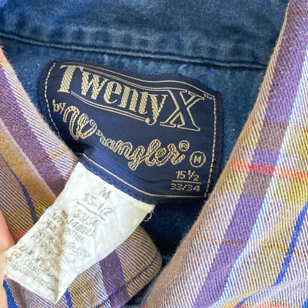 Vintage Twenty X Wrangler Button Down - image 4
